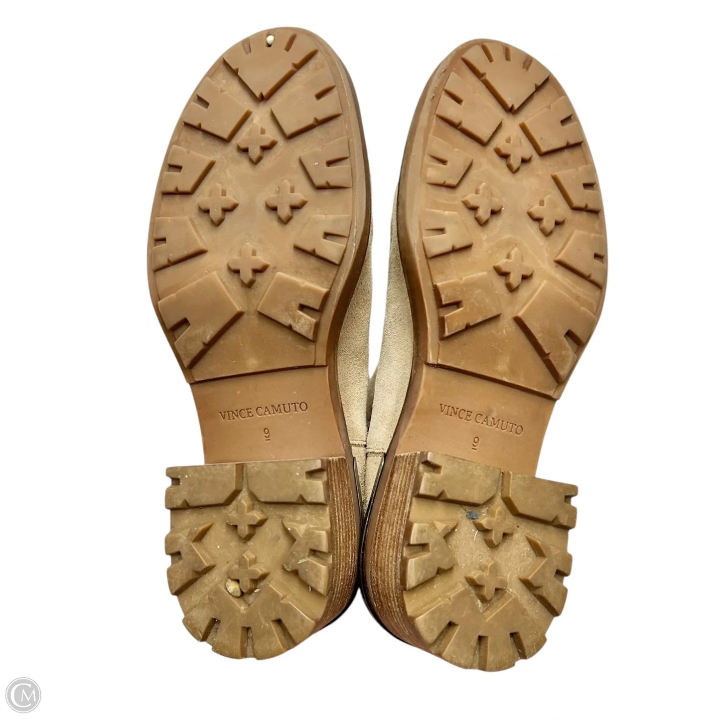 Boots Ankle Heels By Vince Camuto In Tan, Size: 9