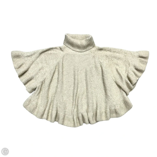 Poncho By Anthropologie In Tan, Size: Osfm