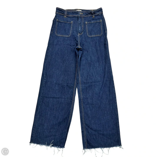 Jeans Straight By Oat In Blue Denim, Size: 8