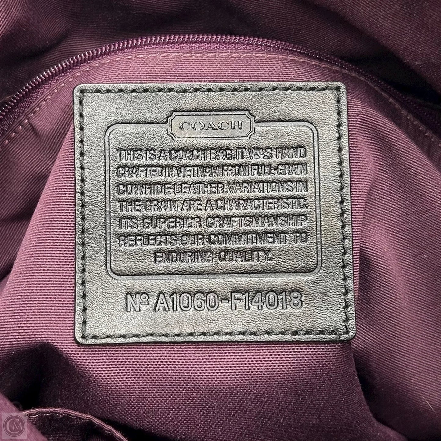 Crossbody Designer By Coach, Size: Medium