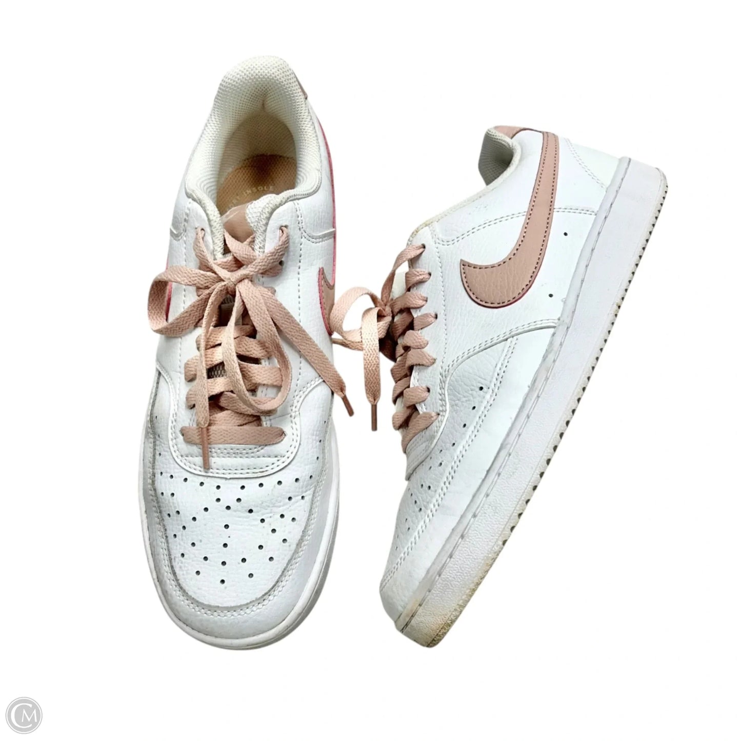Shoes Athletic By Nike In Pink & White, Size: 9.5