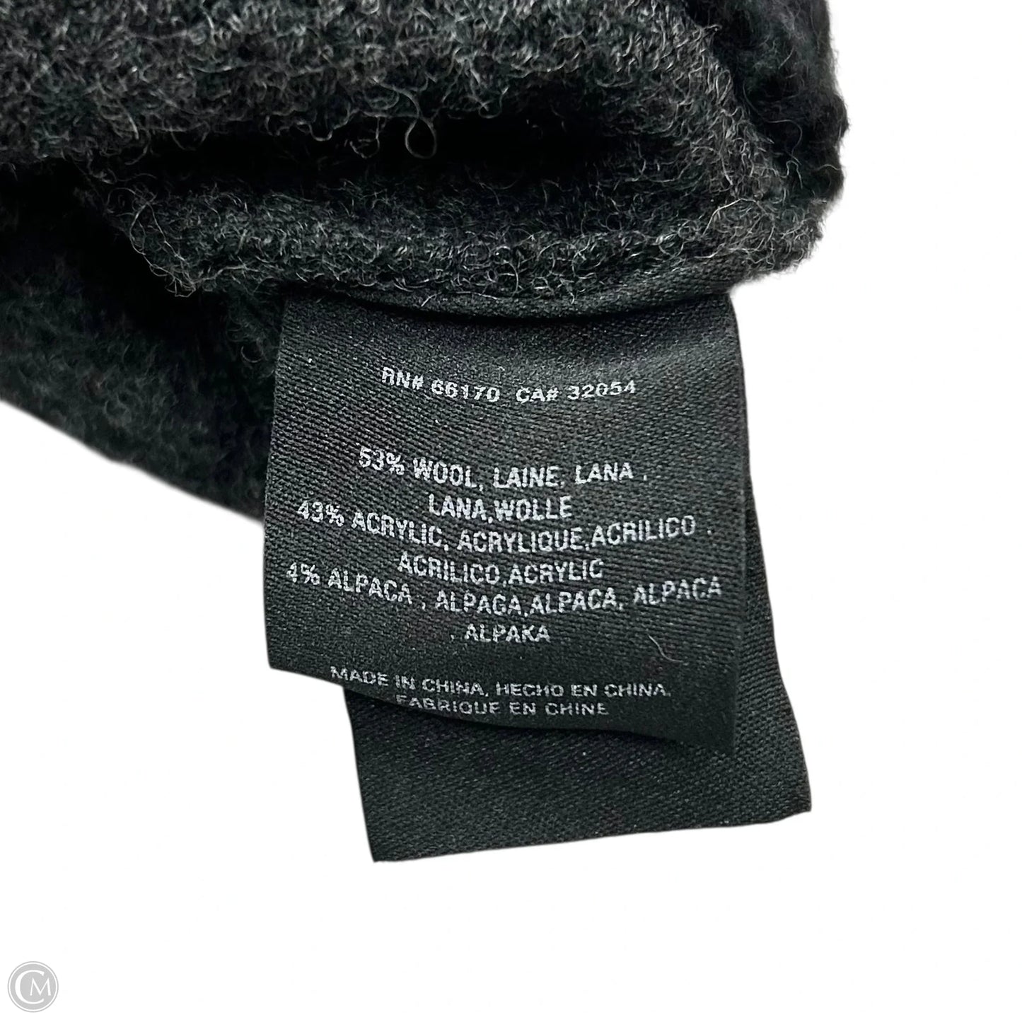 Sweater By Sleeping On Snow In Black & Grey, Size: XS/Sp