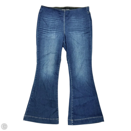 Jeans Flared By Inc In Blue Denim, Size: 16