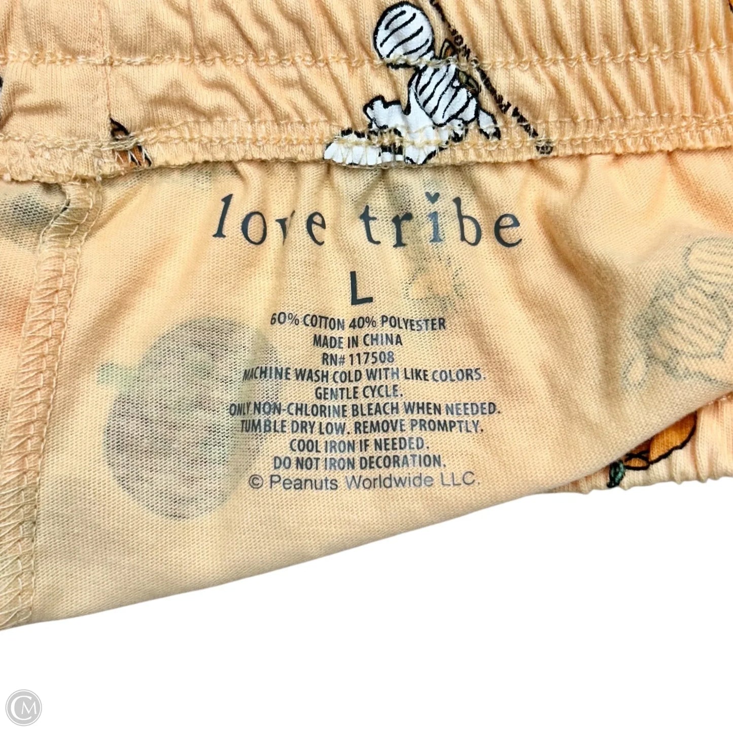 Shorts By Love Tribe In Orange & White, Size: L