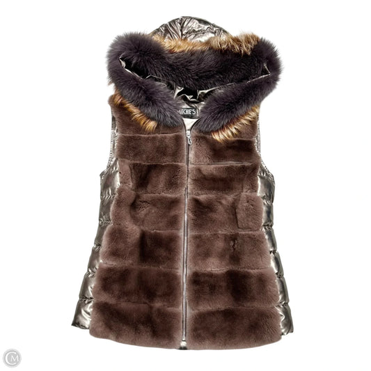Vest Other By Mitchies In Brown, Size: S