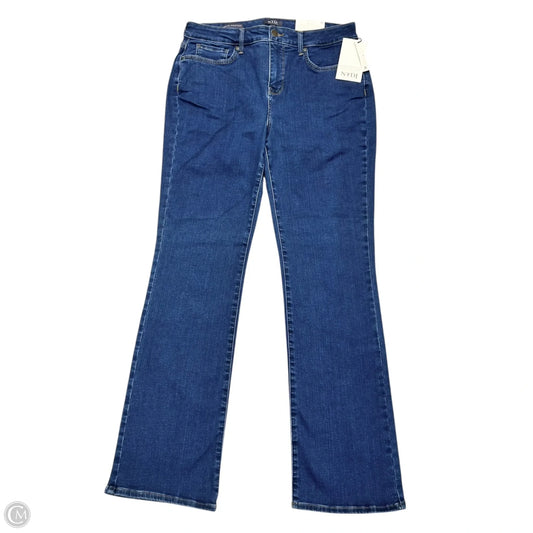 Jeans Straight By Not Your Daughters Jeans In Blue Denim, Size: 10