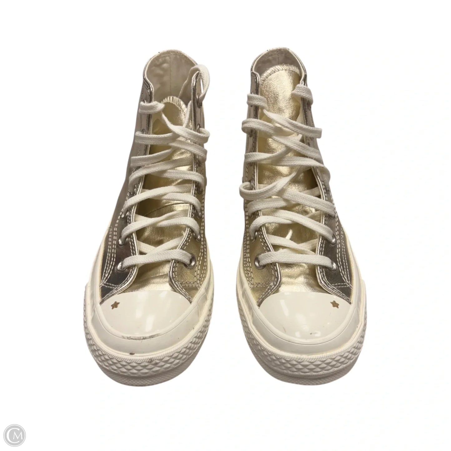 Shoes Sneakers By Converse In Gold, Size: 8