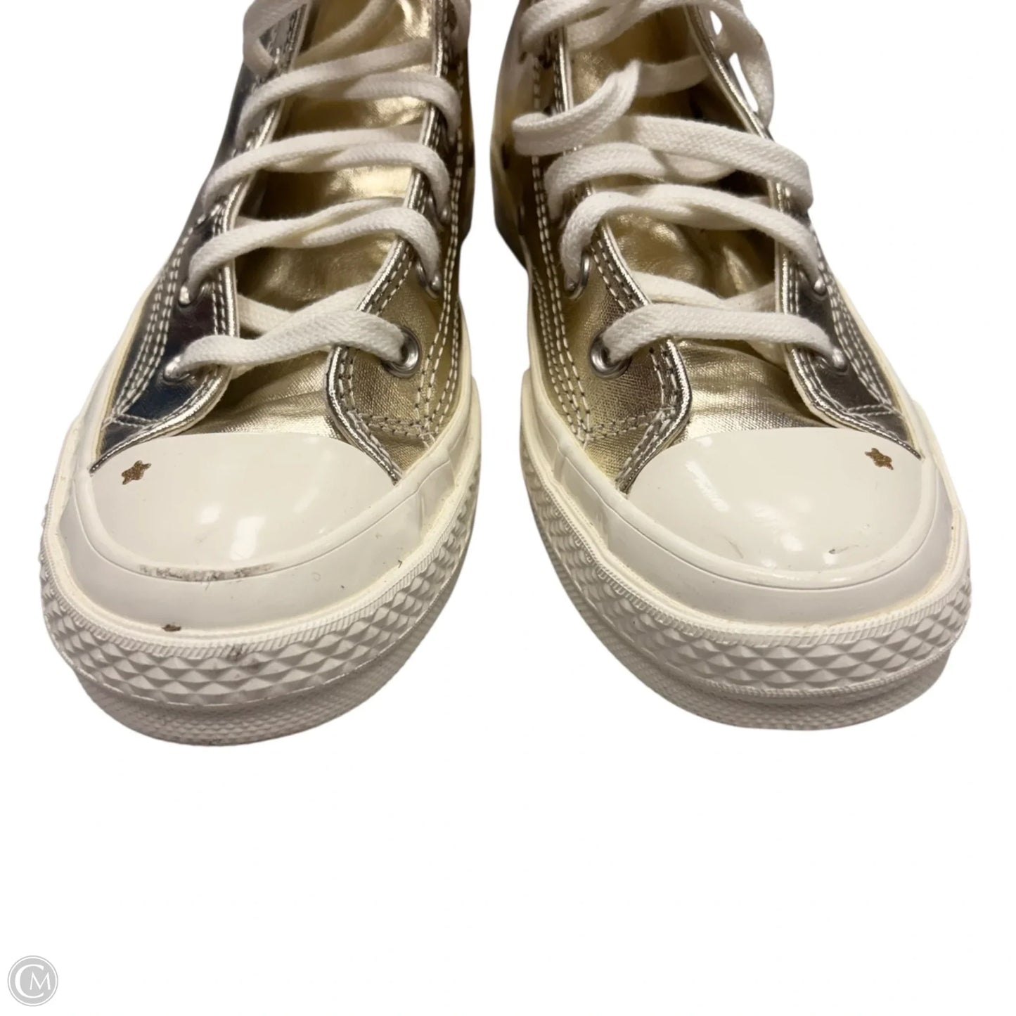 Shoes Sneakers By Converse In Gold, Size: 8