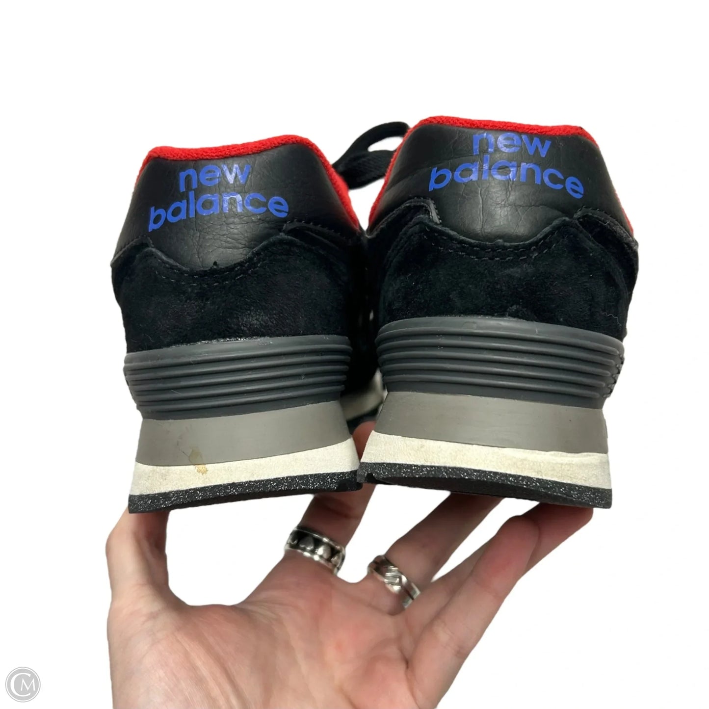 Shoes Sneakers By New Balance In Black & Red, Size: 7