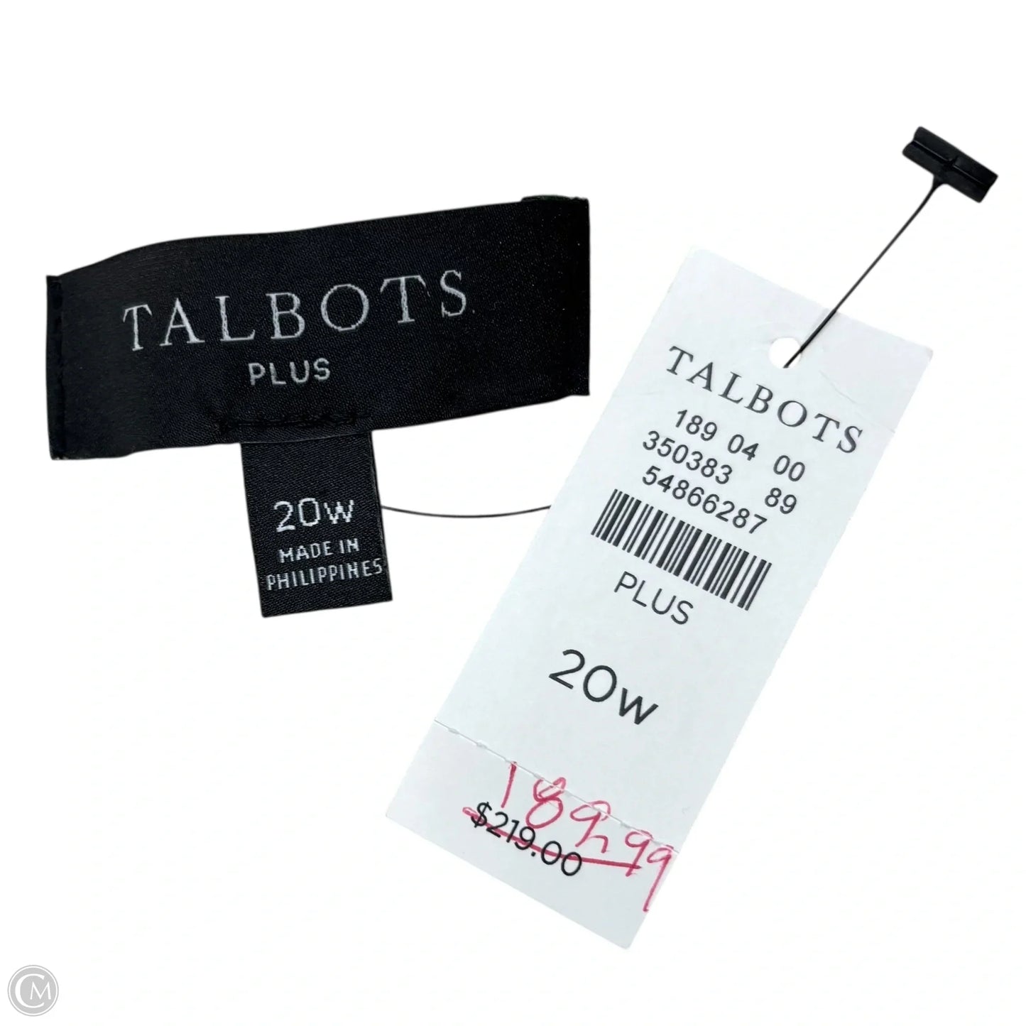 Blazer By Talbots In Green & Tan, Size: 2x