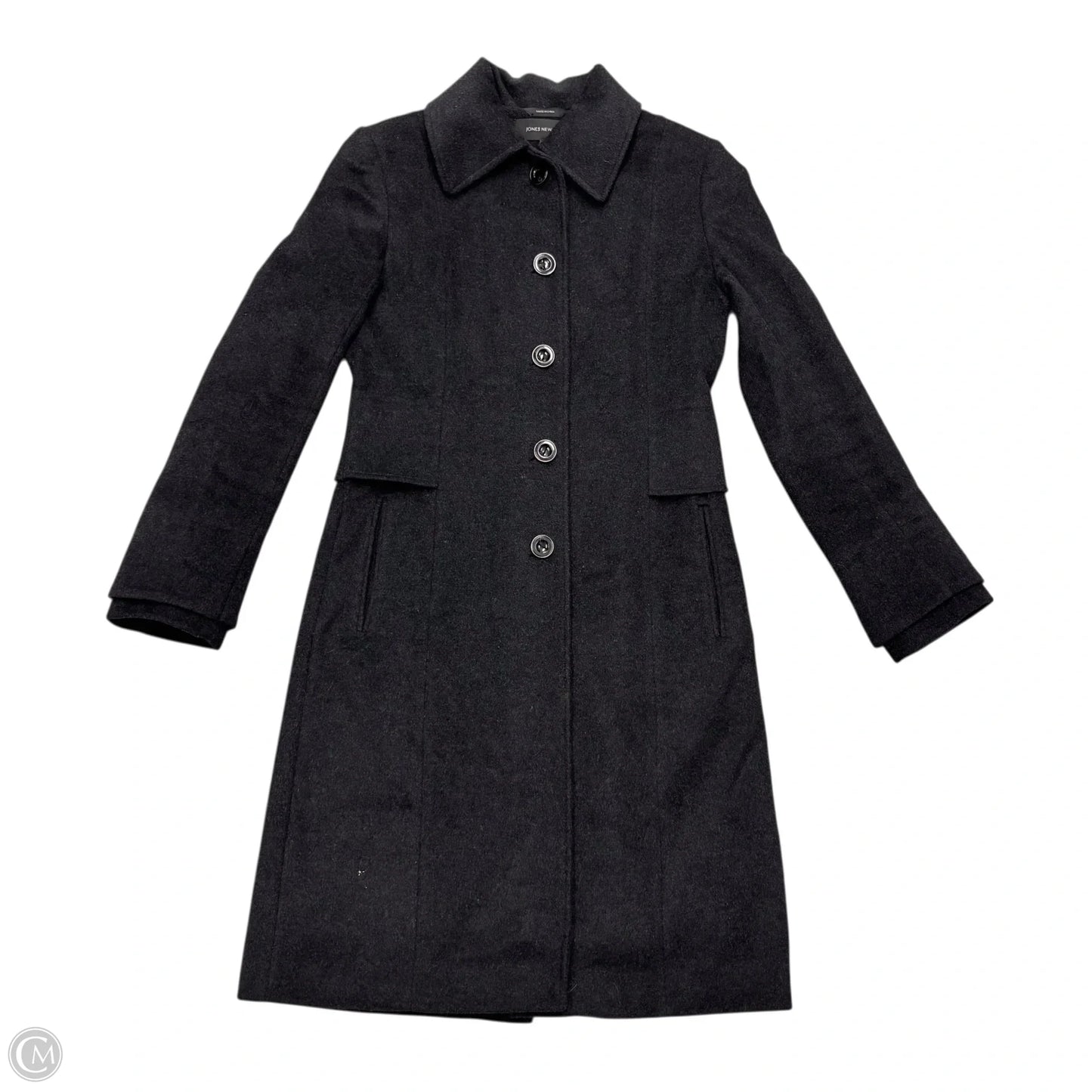 Coat Peacoat By Jones New York In Black, Size: S