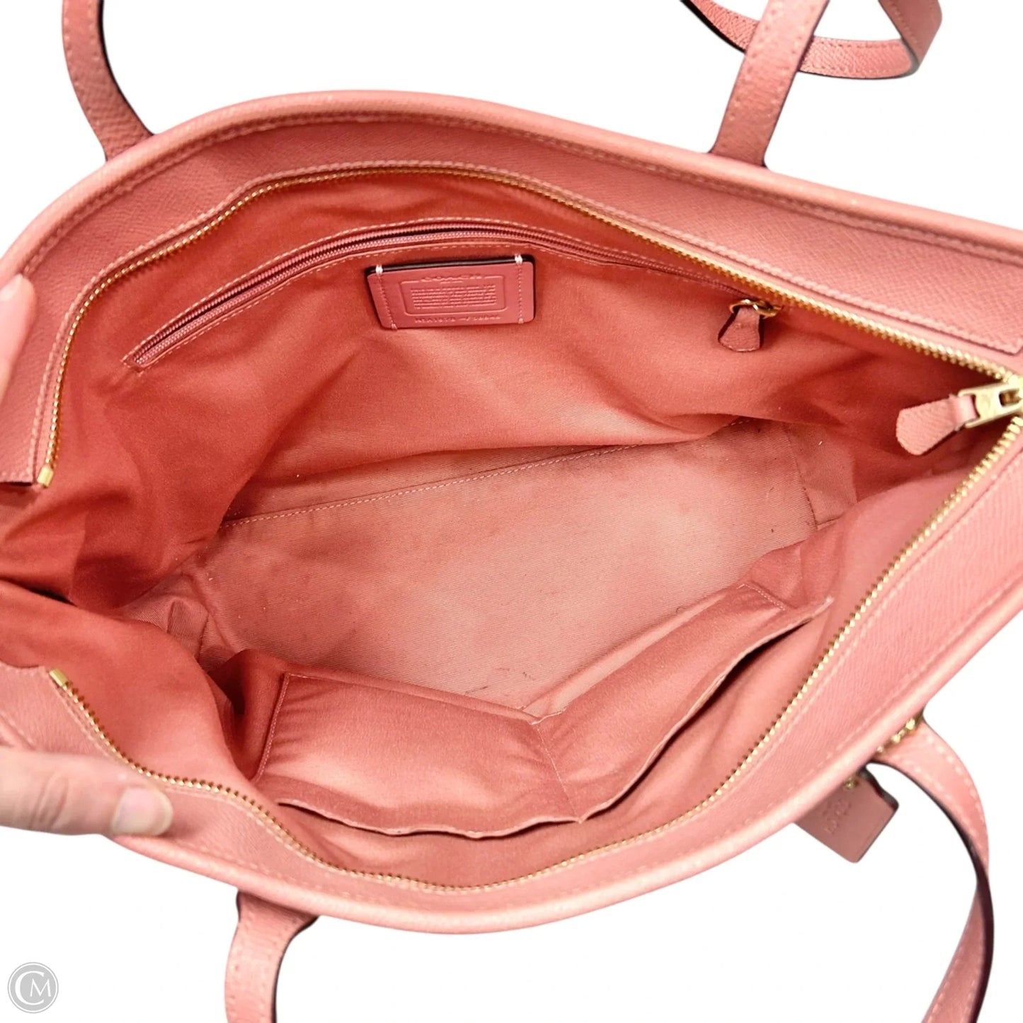 Tote Designer By Coach, Size: Medium