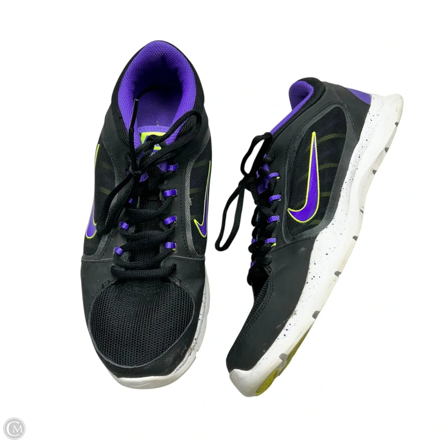 Shoes Athletic By Nike In Black & Purple, Size: 9