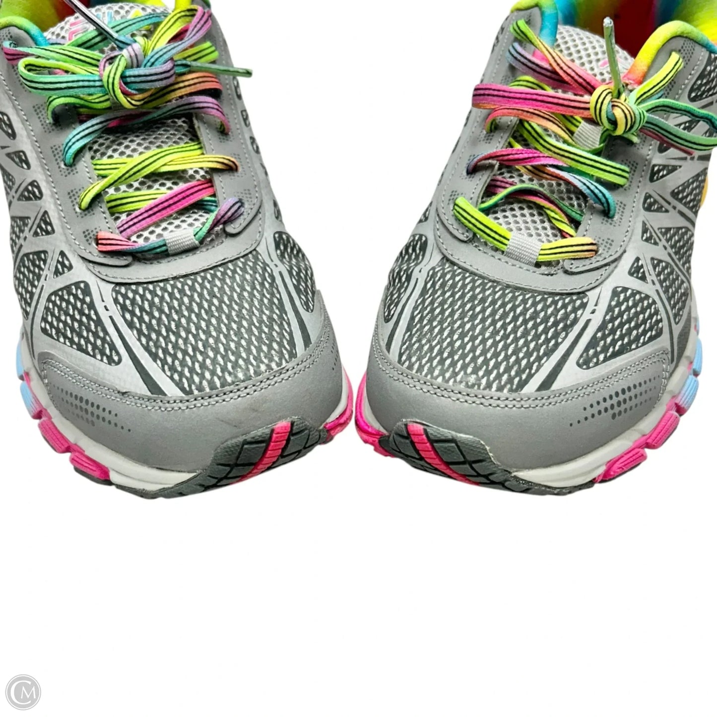 Shoes Athletic By Fila In Rainbow Print, Size: 9