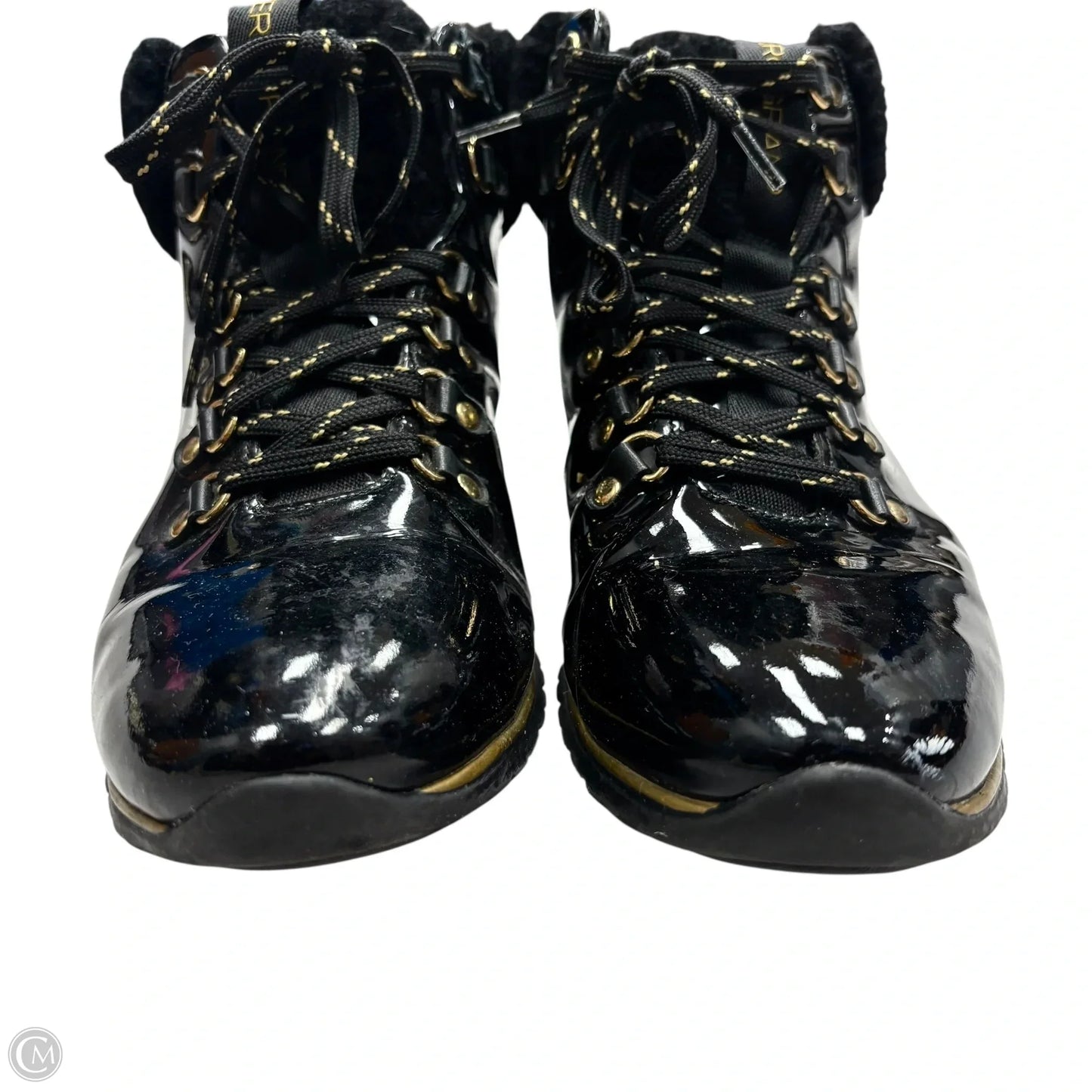 Boots Combat By Cole-haan In Black, Size: 10