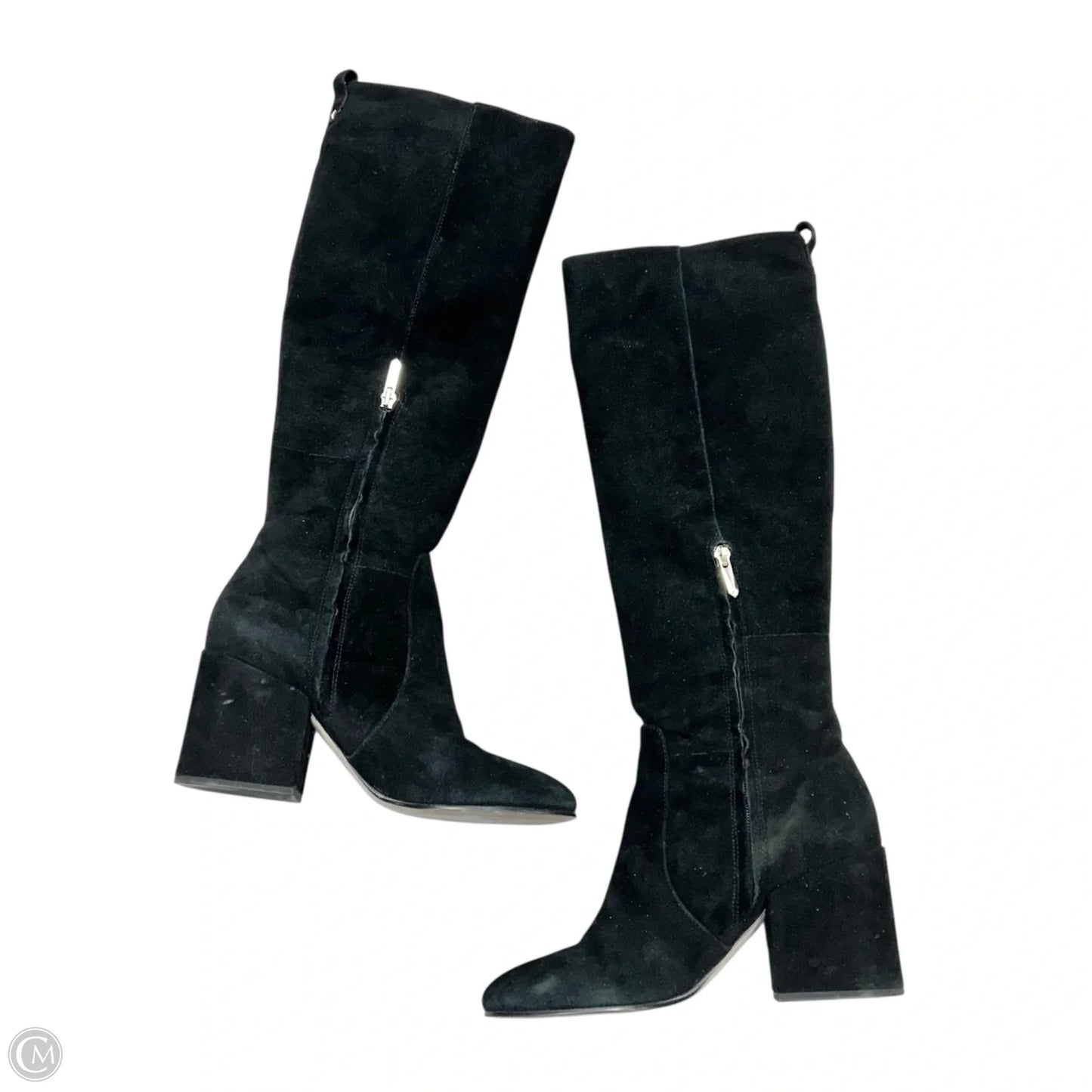 Boots Knee Heels By Sam Edelman In Black, Size: 8.5