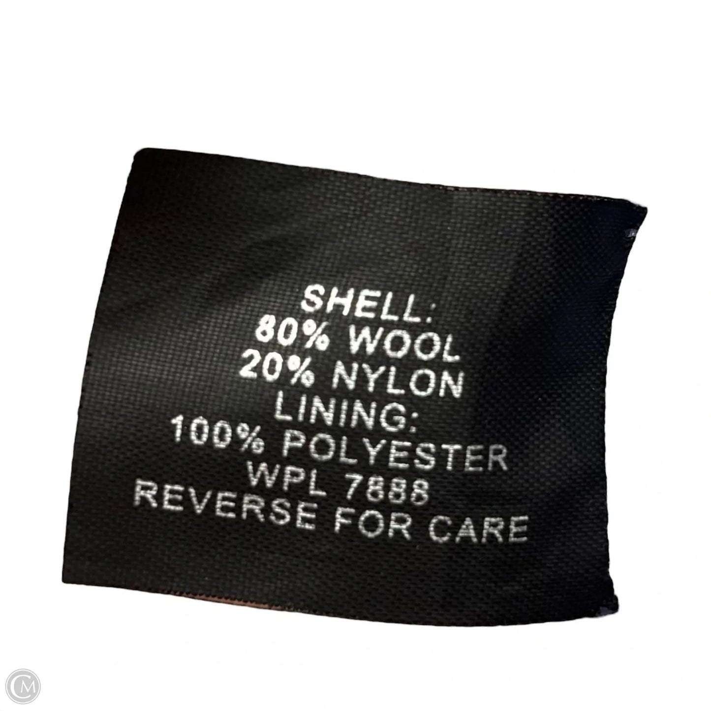 Coat Peacoat By Anne Klein In Blue, Size: S