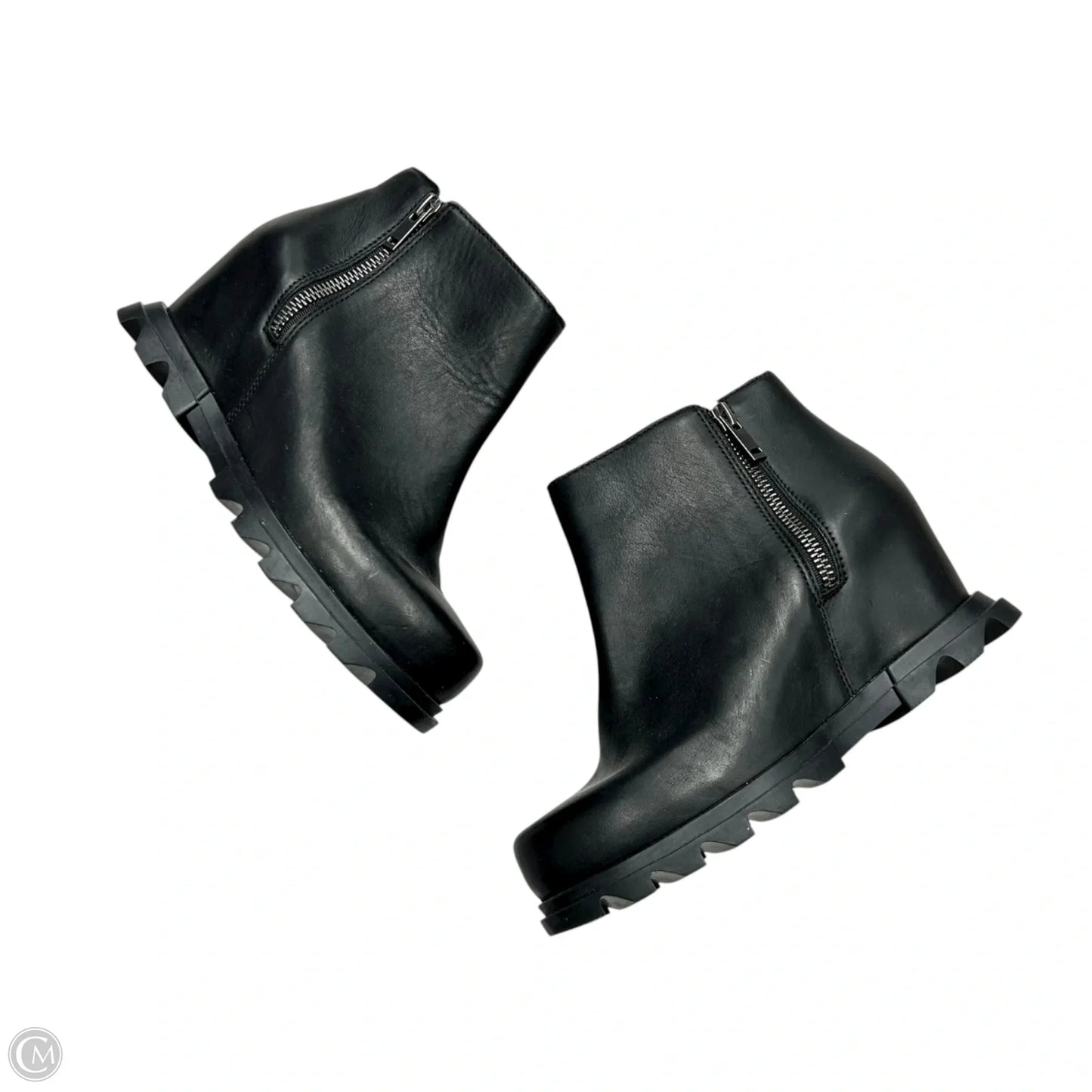 Boots Ankle Heels By Sorel In Black, Size: 8