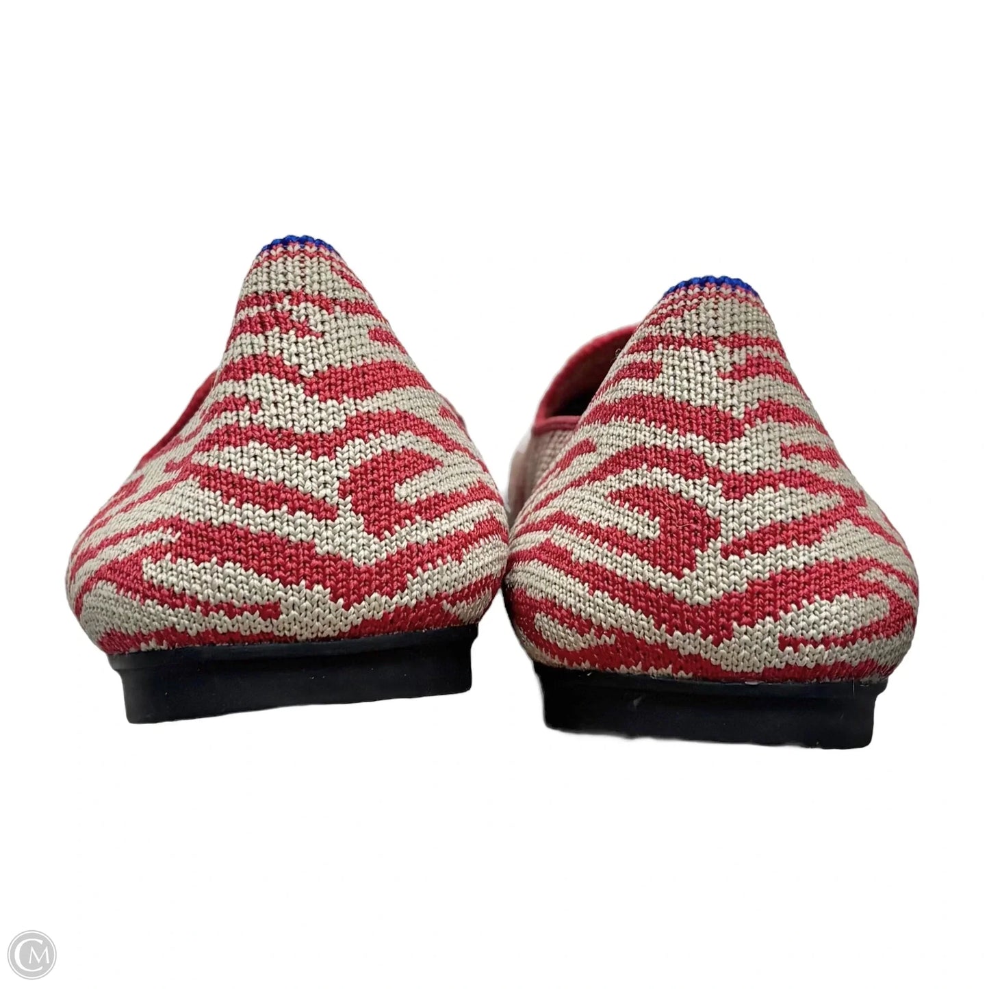 Shoes Flats By Rothys In Red & Tan, Size: 6