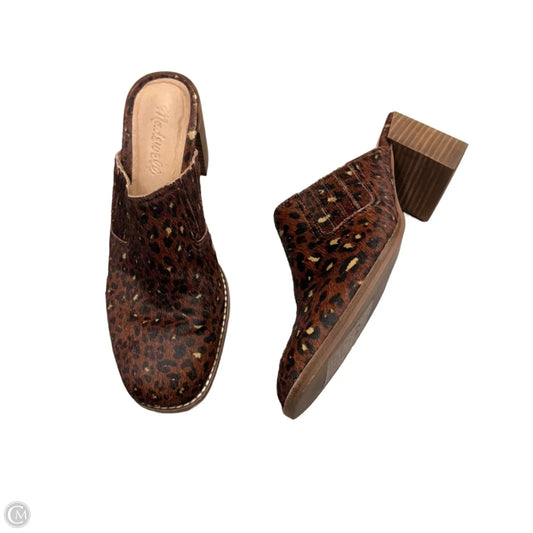Shoes Heels Block By Madewell In Leopard Print, Size: 6.5
