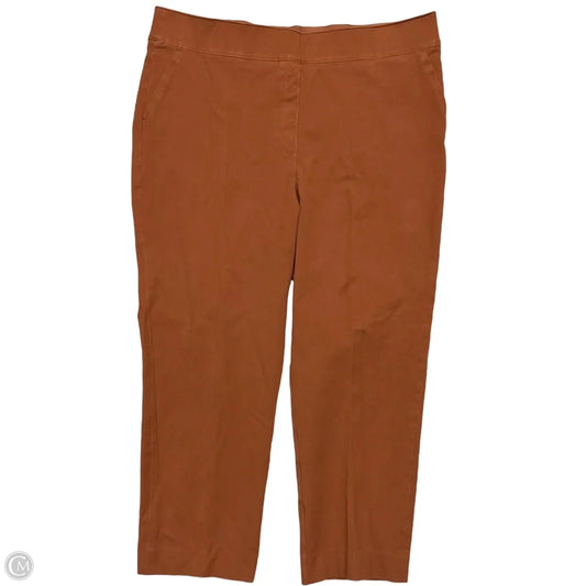 Pants Cropped By Spanx In Orange, Size: 2x