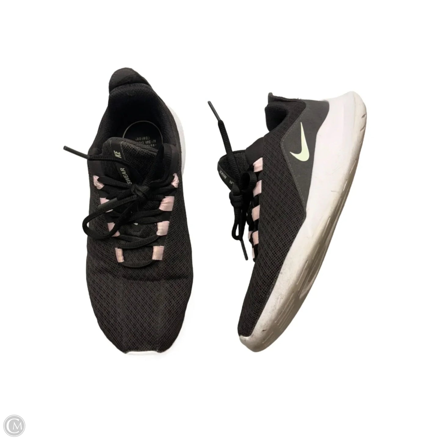 Shoes Athletic By Nike In Black & Pink, Size: 7