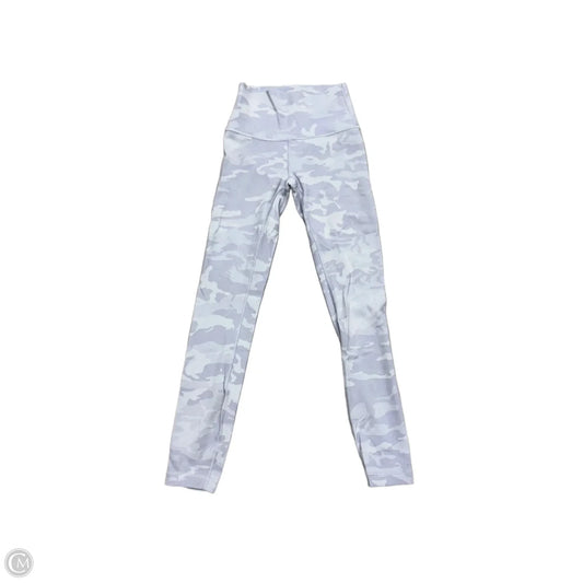 Athletic Leggings By Lululemon In Camouflage Print, Size: Xs