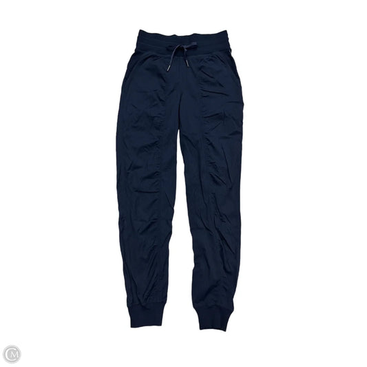 Athletic Pants By Lululemon In Navy, Size: Xs
