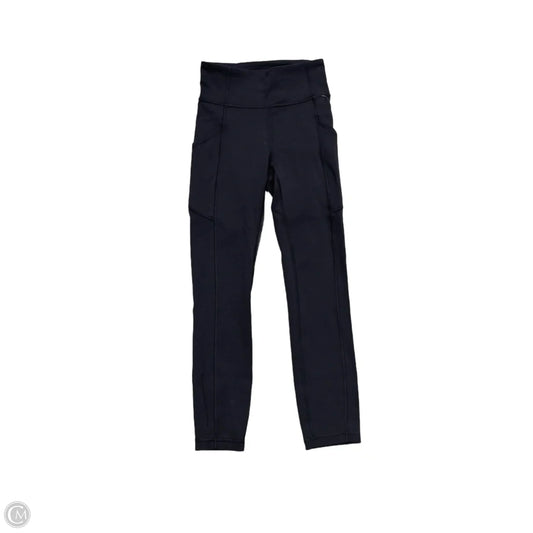 Athletic Leggings By Lululemon In Black, Size: Xs