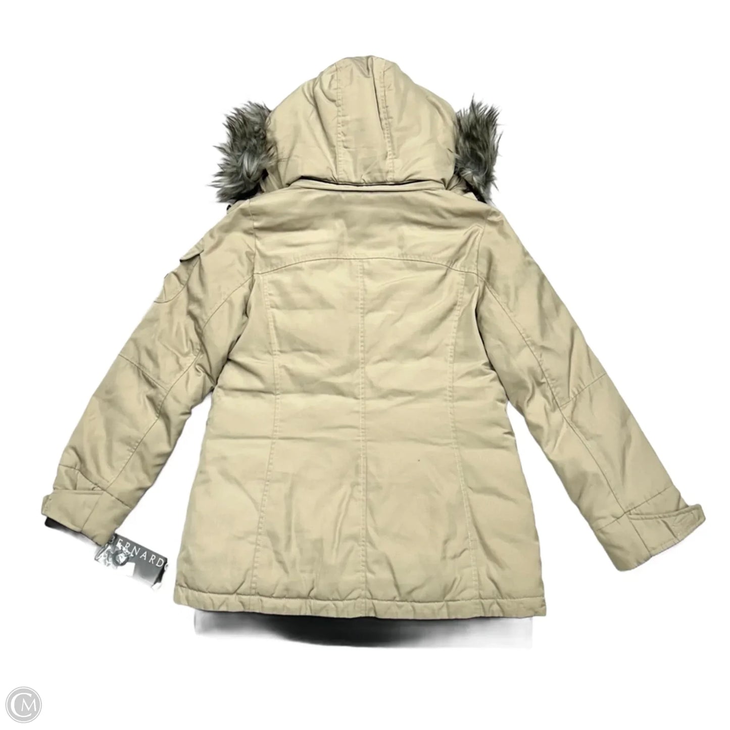 Coat Puffer & Quilted By Bernardo In Tan, Size: M