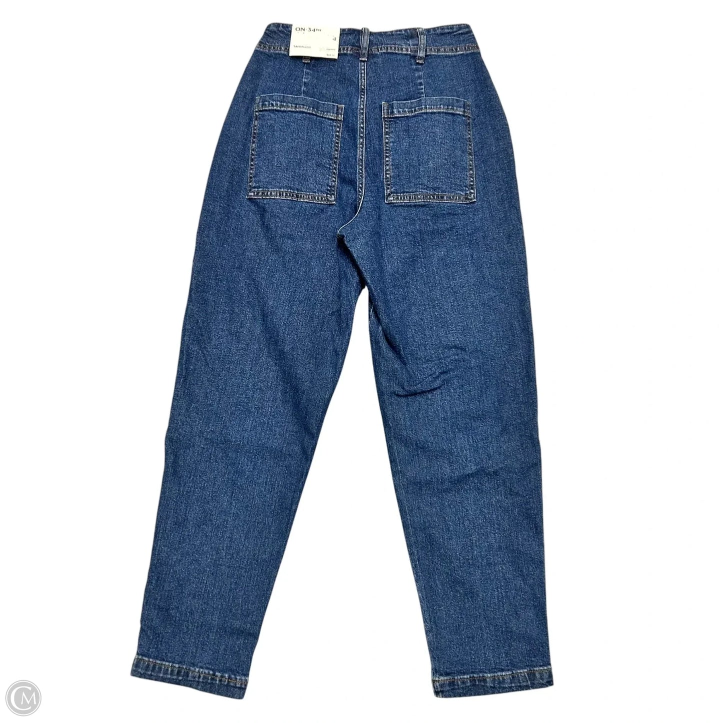 Jeans Straight By On 34th In Blue Denim, Size: 4