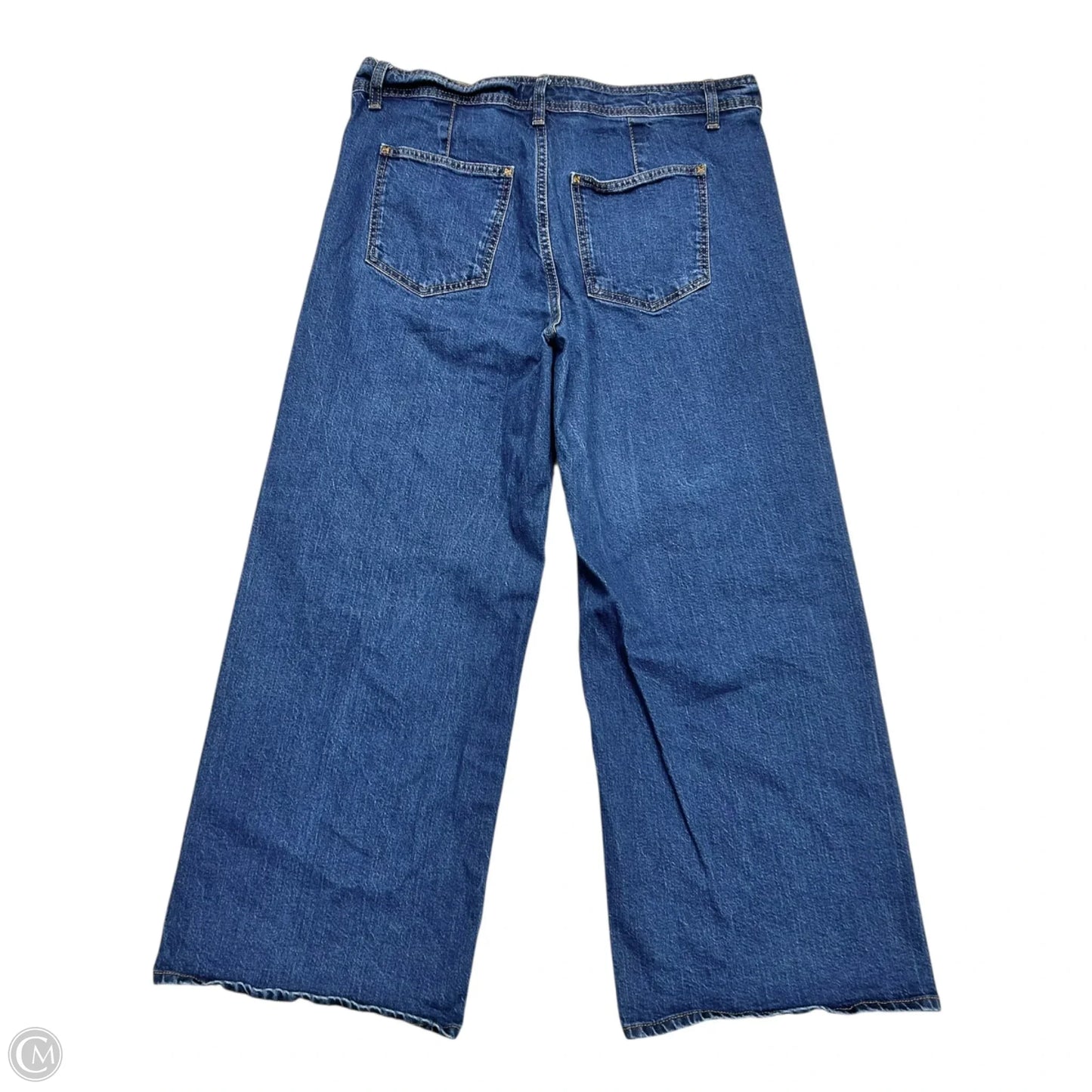 Jeans Wide Leg By Universal Thread In Blue Denim, Size: 14