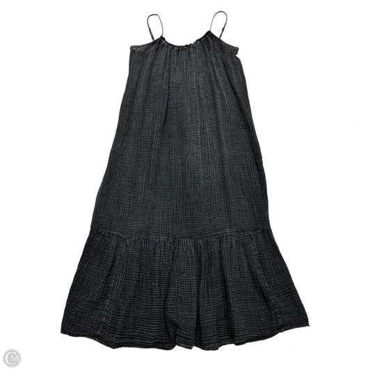 Dress Casual Midi By Anthropologie In Grey, Size: Xxs