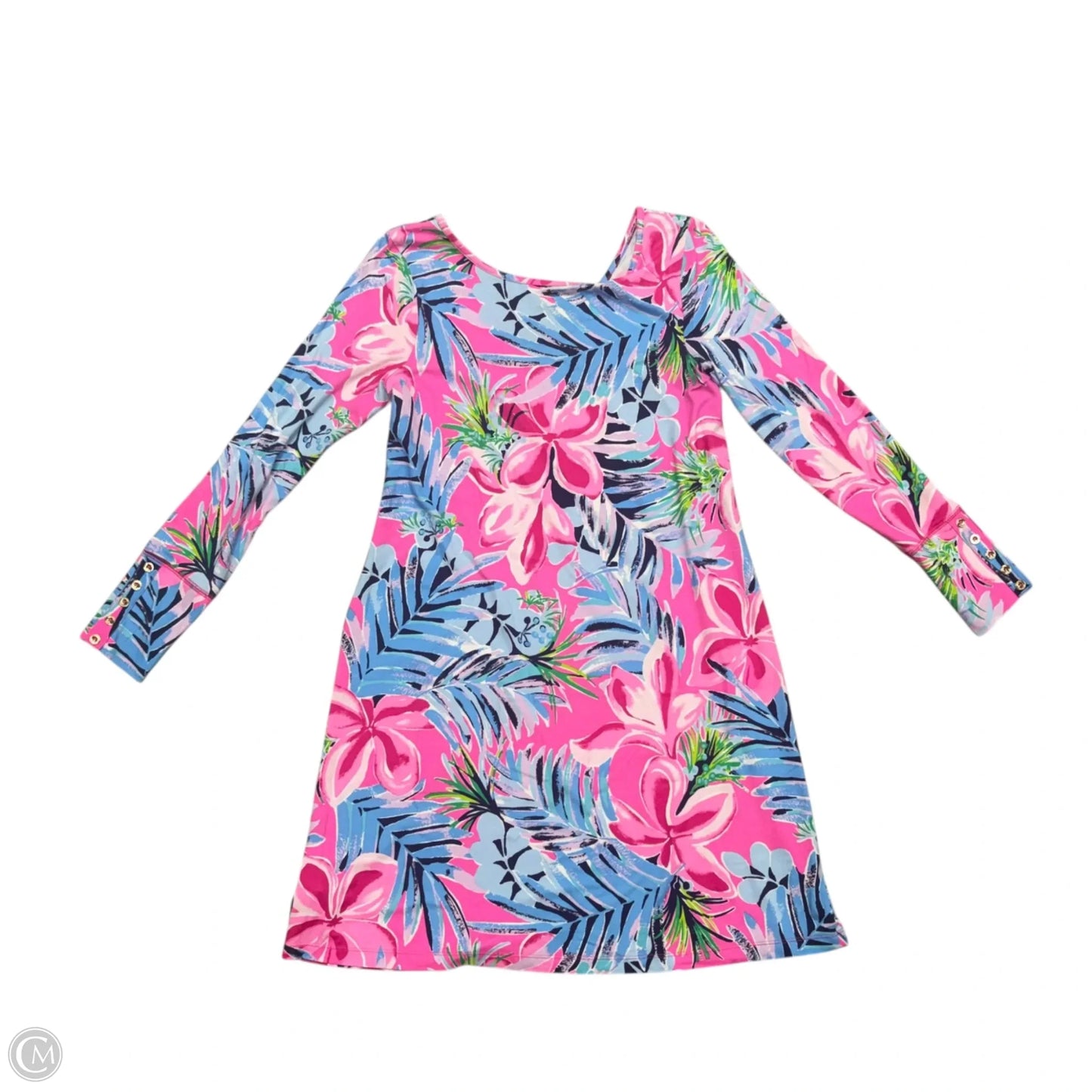 Dress Designer By Lilly Pulitzer In Blue & Pink, Size: M