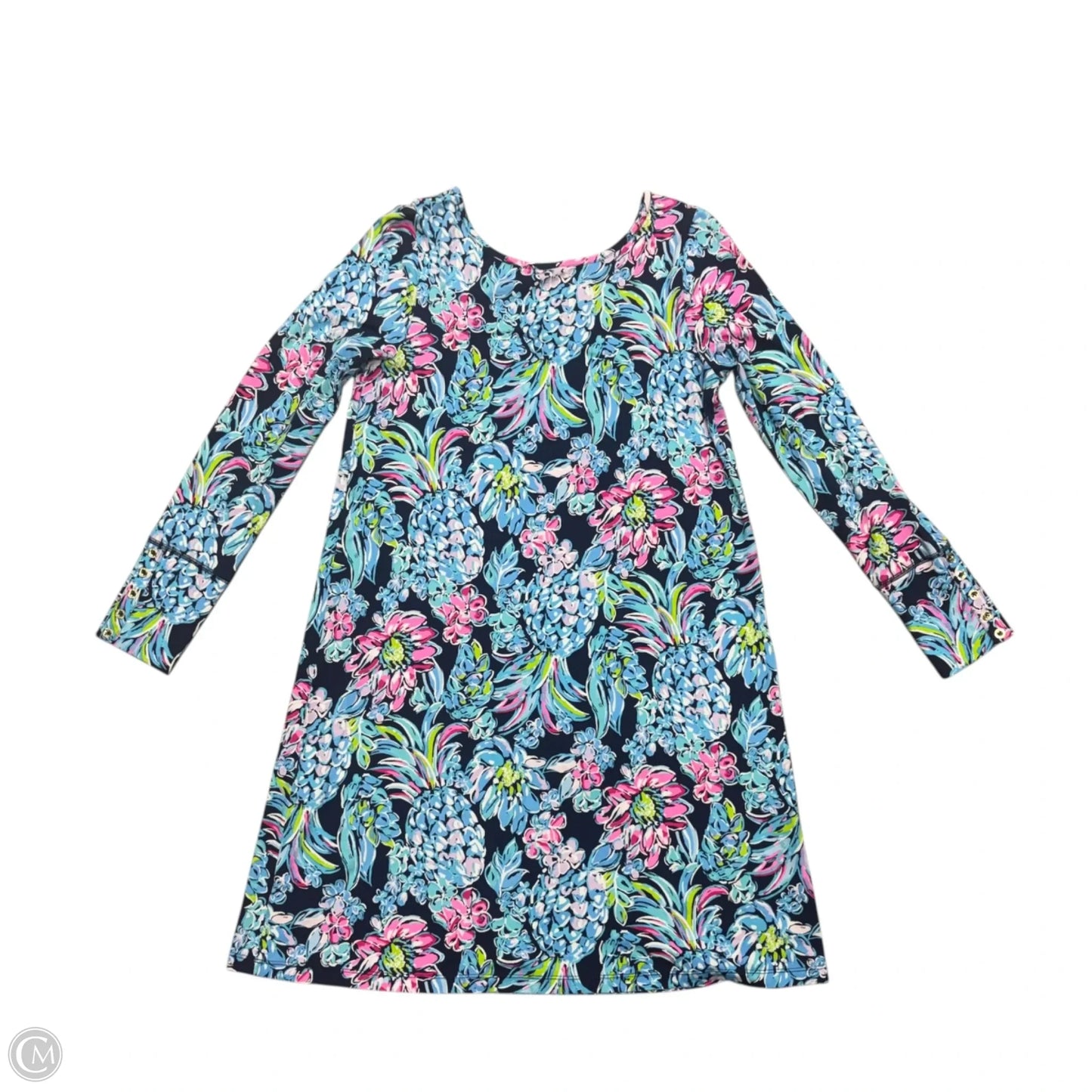 Dress Designer By Lilly Pulitzer In Blue & Pink, Size: M