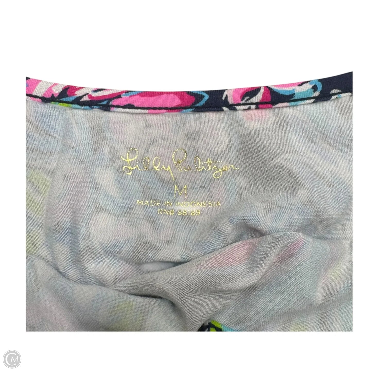 Dress Designer By Lilly Pulitzer In Blue & Pink, Size: M