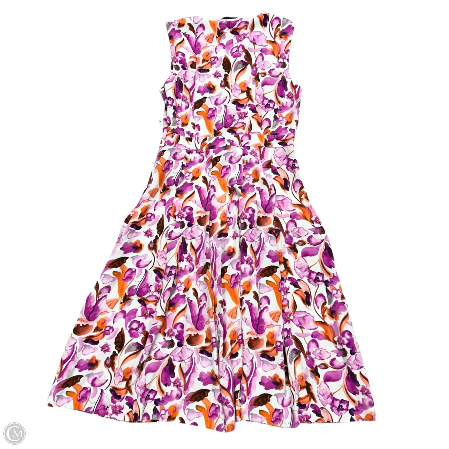 Dress Casual Midi By St. John In Floral Print, Size: S