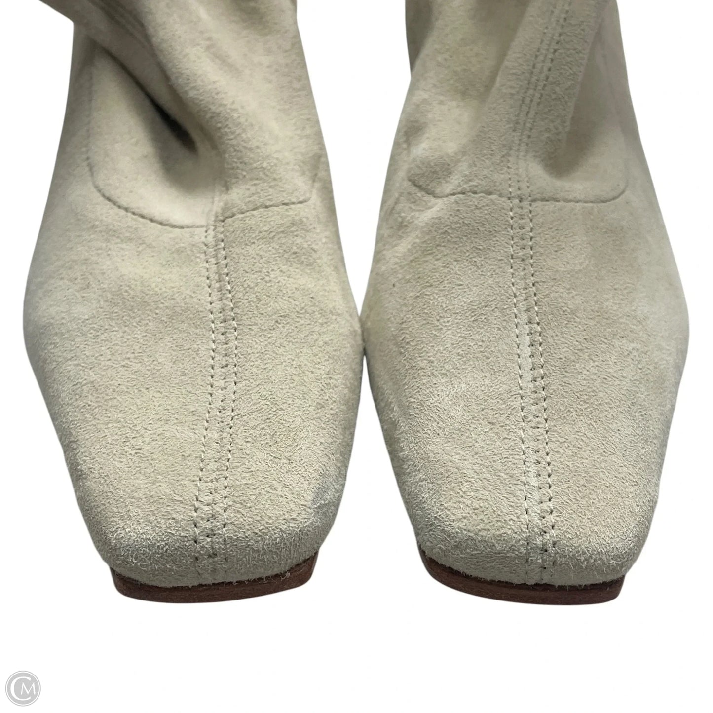 Boots Ankle Heels By Reformation In Cream, Size: 5