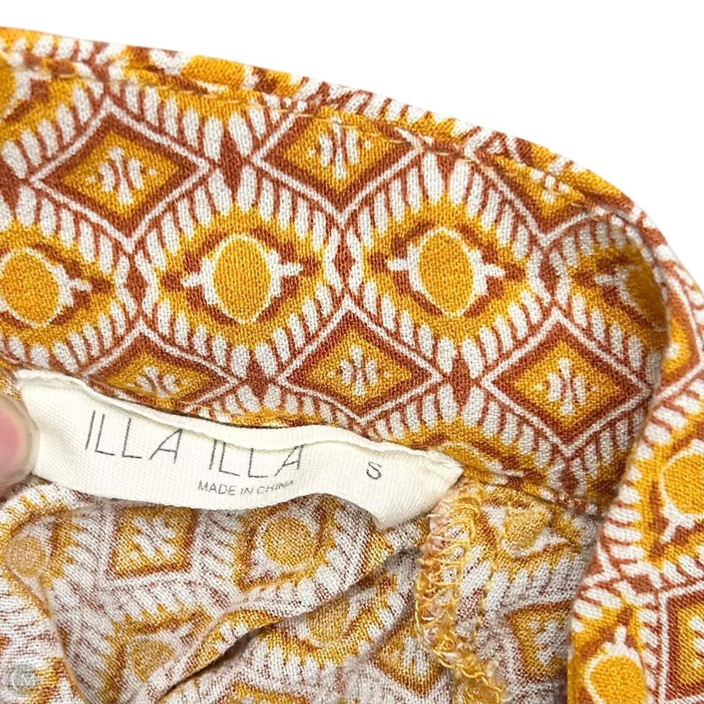 Jumpsuit By Illa Illa In White & Yellow, Size: S