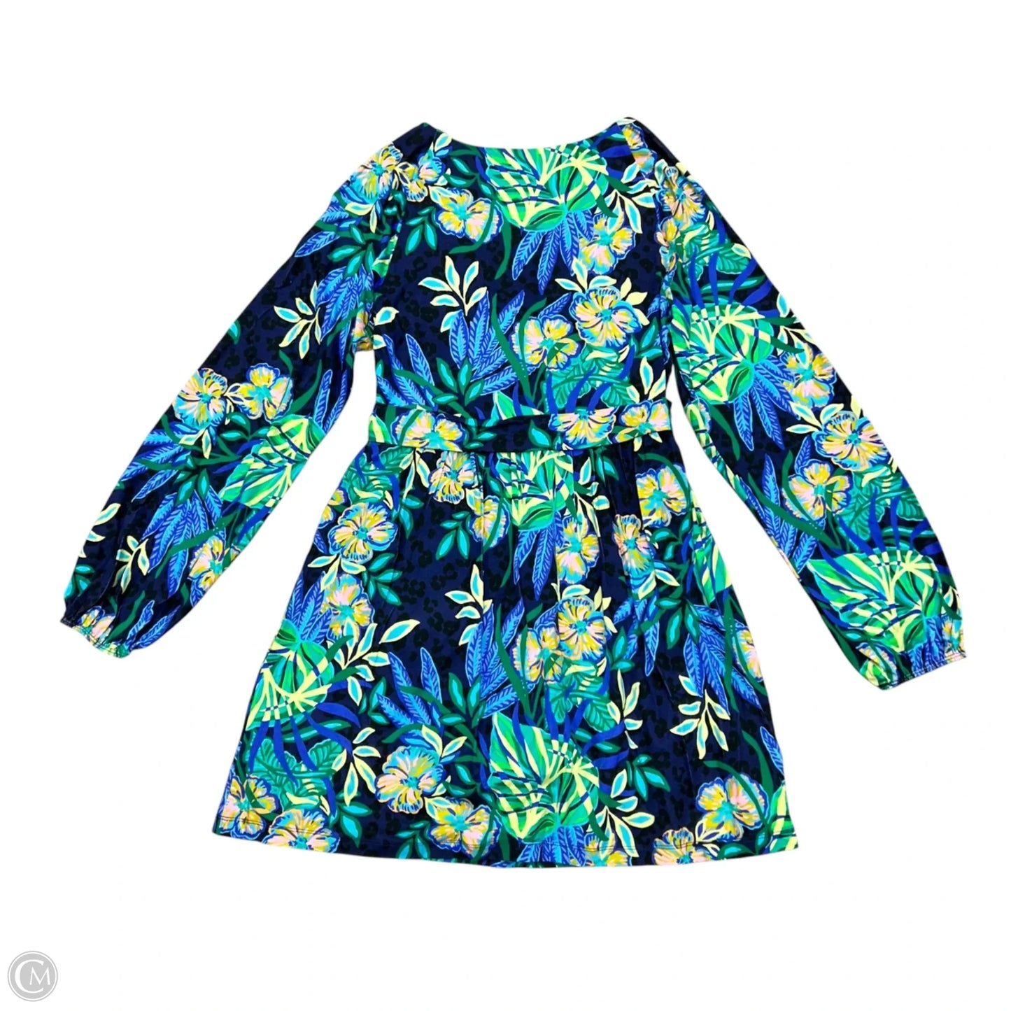 Dress Designer By Lilly Pulitzer In Blue & Green, Size: M