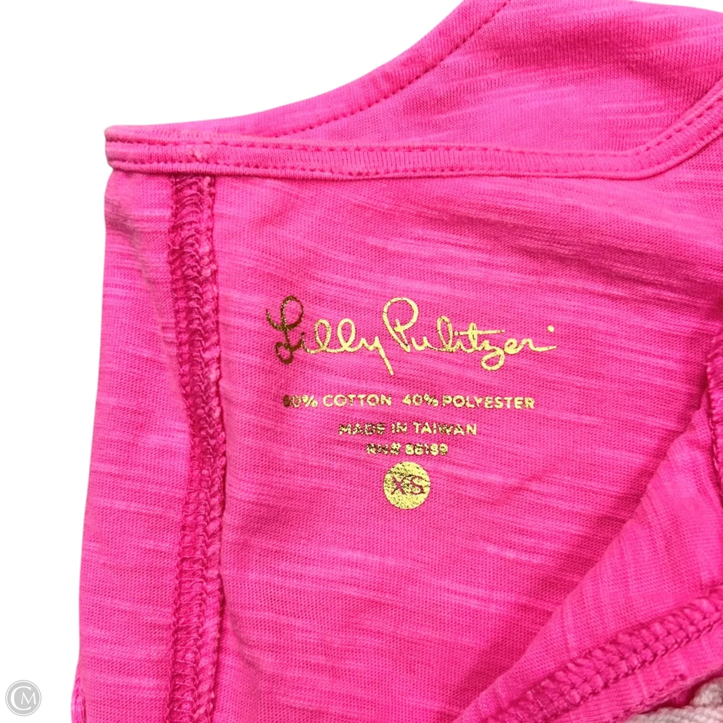 Dress Designer By Lilly Pulitzer In Pink & White, Size: Xs