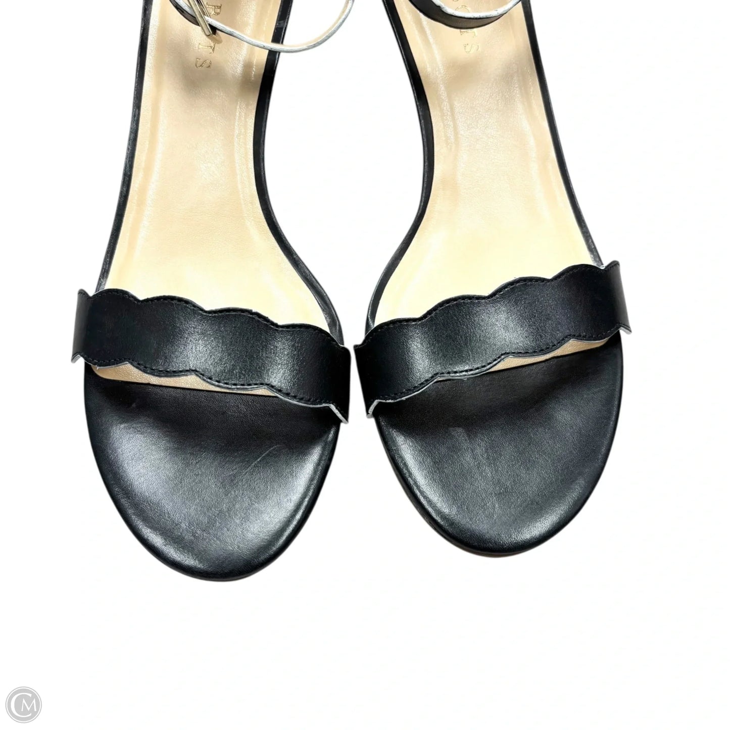 Sandals Heels Kitten By Talbots In Black, Size: 9.5