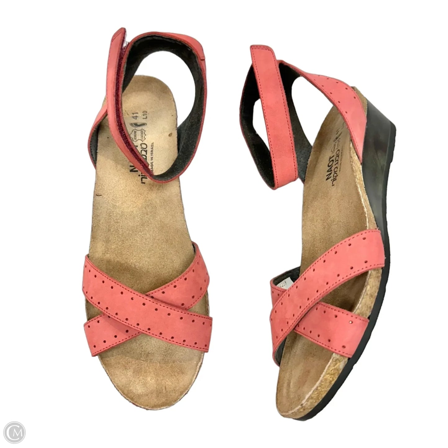 Sandals Heels Platform By Naot In Red, Size: 10.5