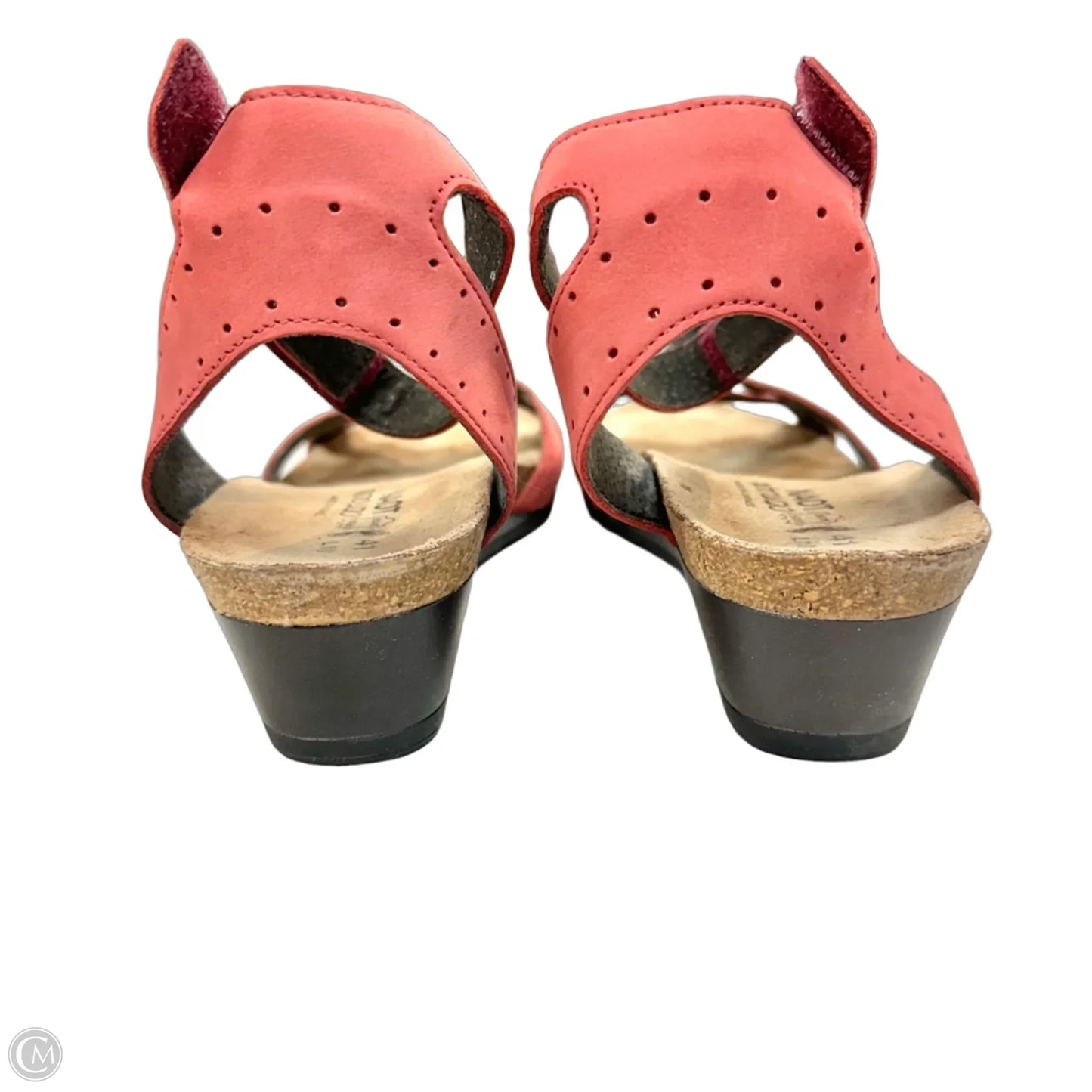 Sandals Heels Platform By Naot In Red, Size: 10.5
