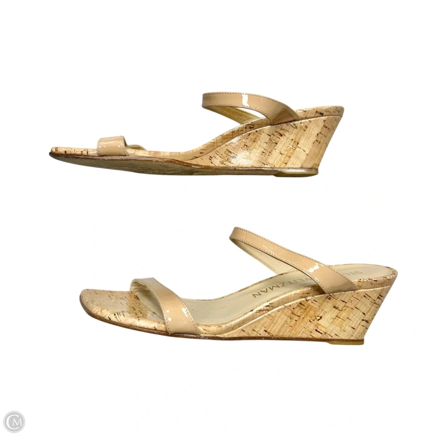 Sandals Designer By Stuart Weitzman In Cream, Size: 9