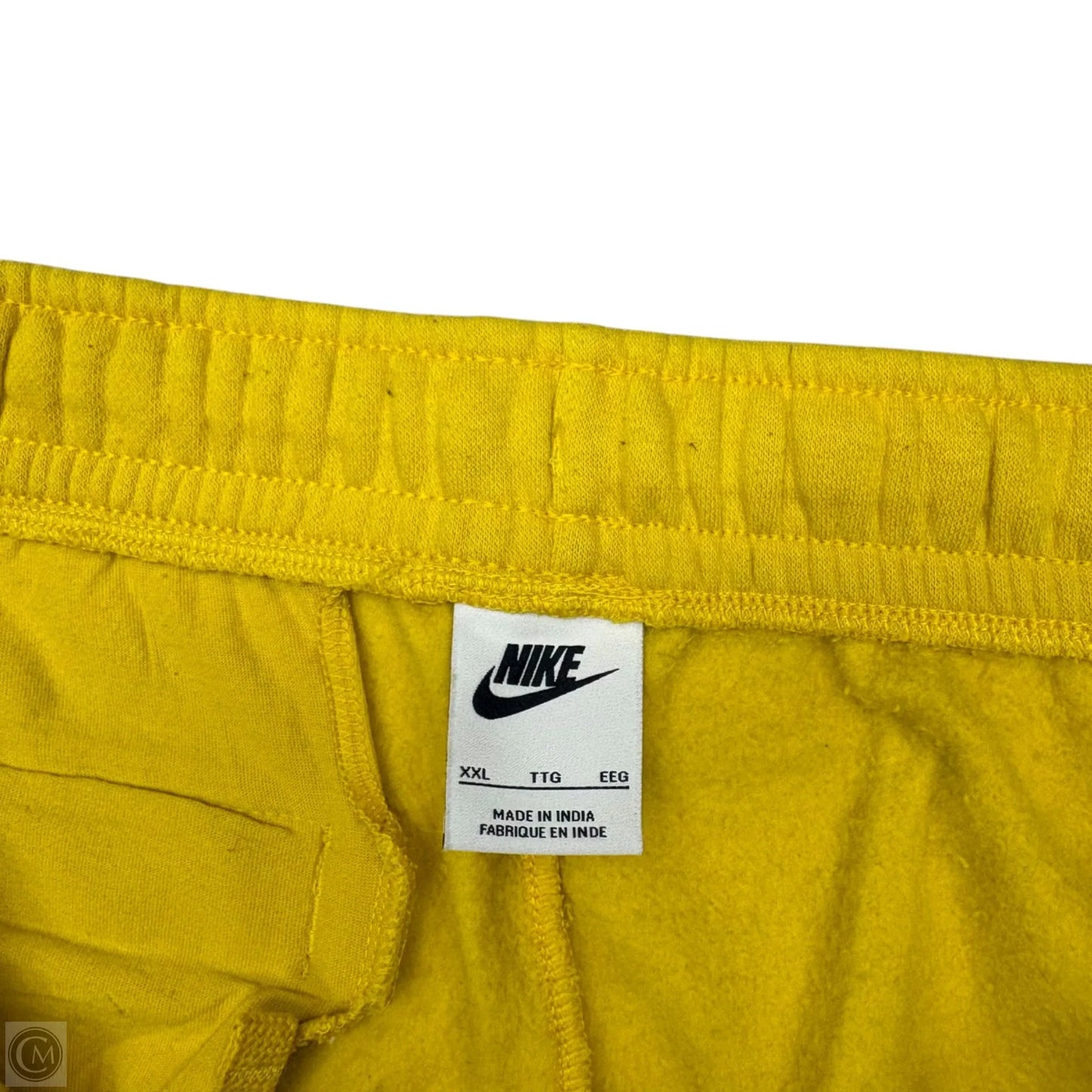 Athletic Pants By Nike Apparel In Yellow, Size: Xxl