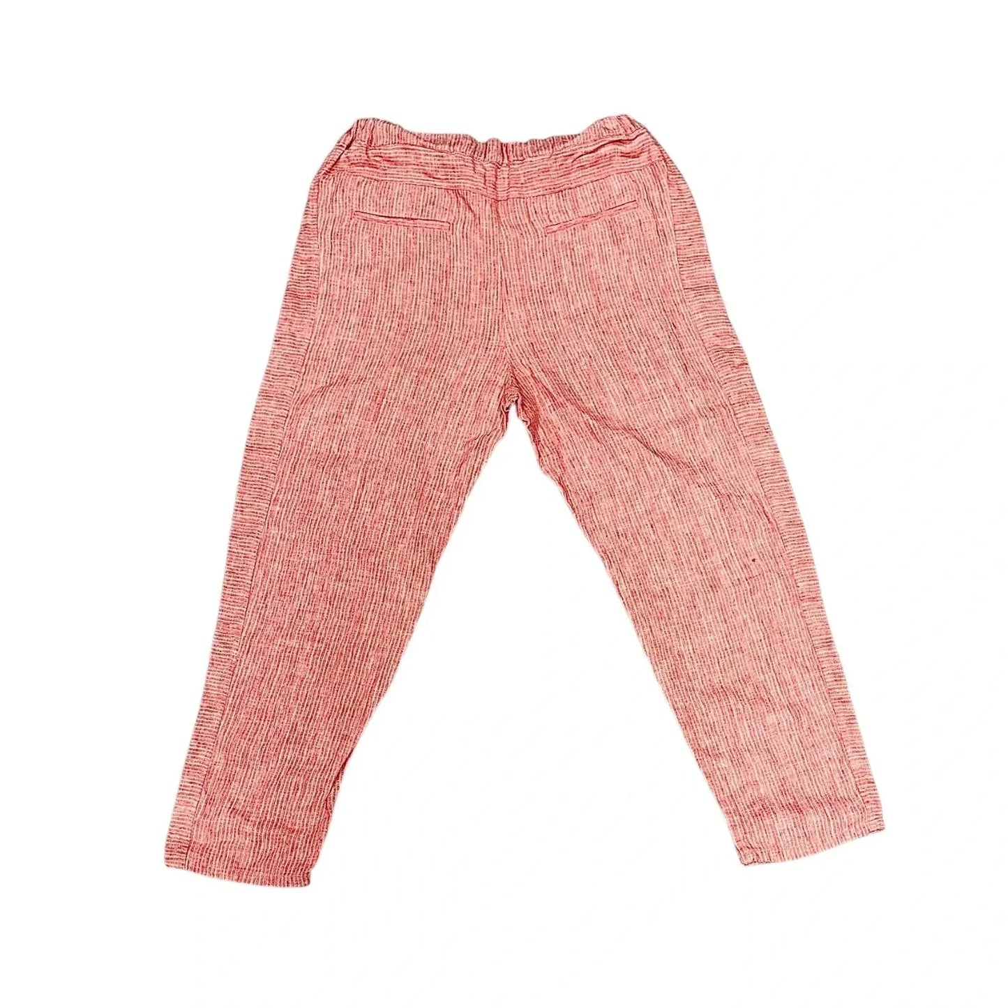 Pants Linen By Anthropologie In Striped Pattern, Size: S