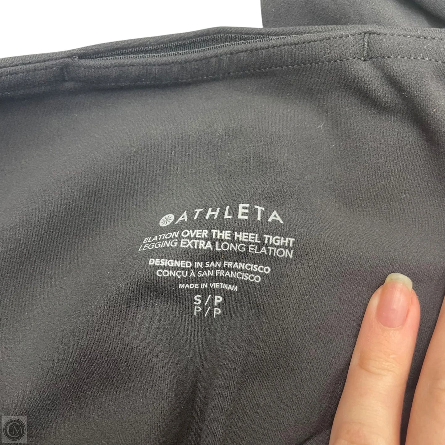 Athletic Leggings By Athleta In Black, Size: S