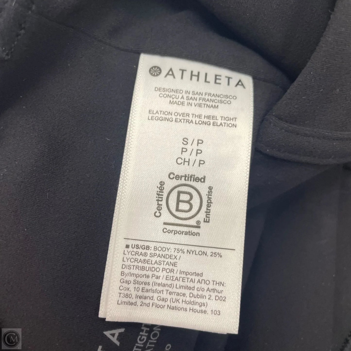 Athletic Leggings By Athleta In Black, Size: S