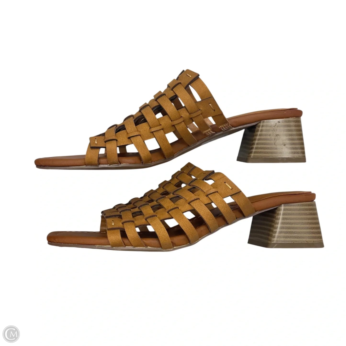 Shoes Heels Block By Maurices In Tan, Size: 8